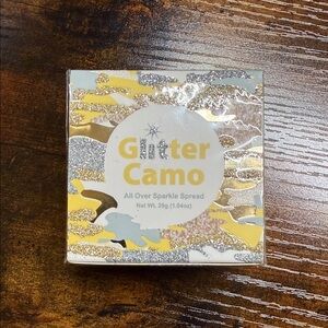Glitter Camo All Over Sparkle Spread - Major Gold